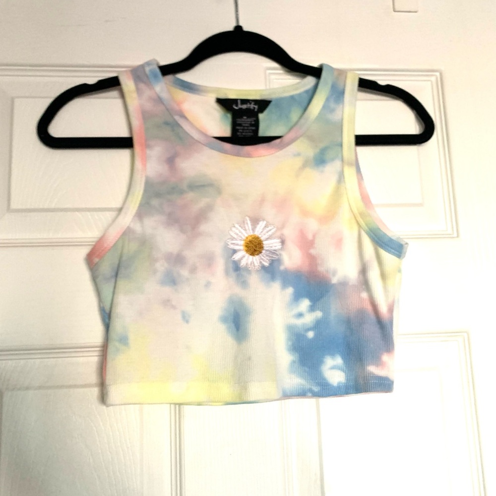 Tie dye crop tee